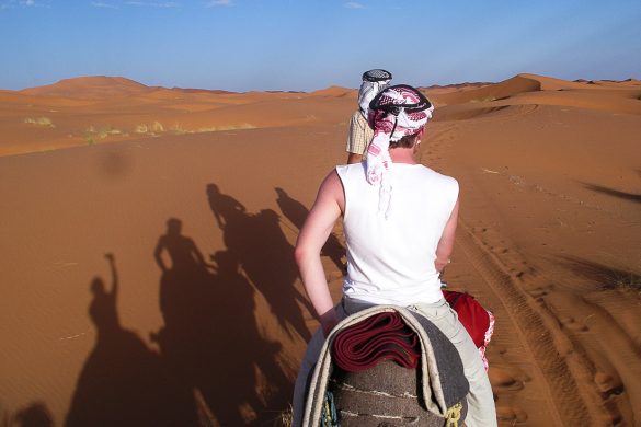 jahanje kamel v sahari