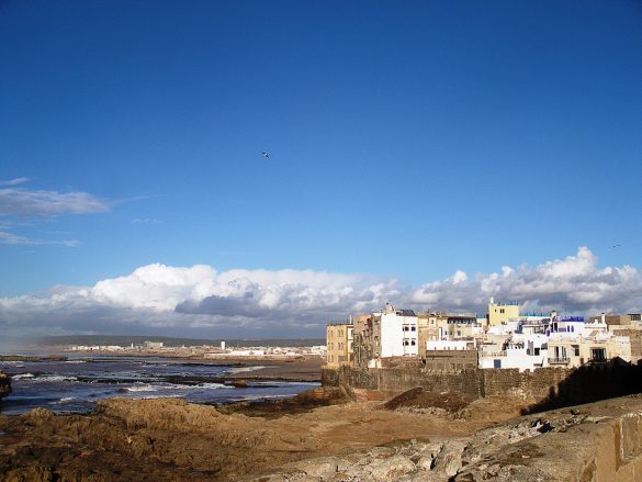 pogled na mesto Essaouira, MAroko, načrt potovanja Maroko