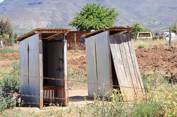 Lesoto-Pitseng 25 stranišča v Lesotu