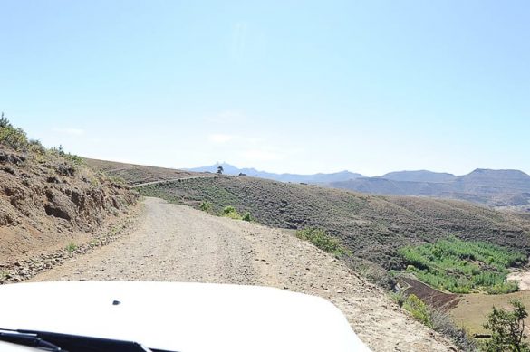 Lesoto-Semonkong 4 cesta v Lesotu