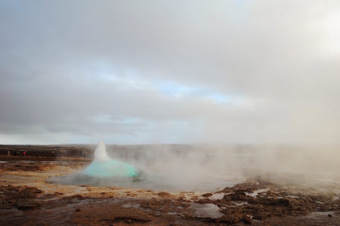 gejzir Strokkur izbruh