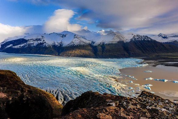 ledenik v nacionalnem parku Skaftafell