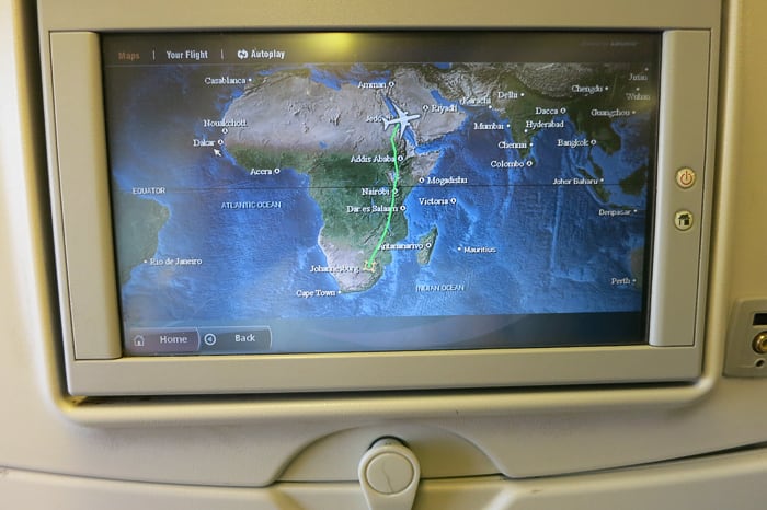ekran na letalu