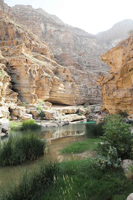kanjon wadi shab, oman