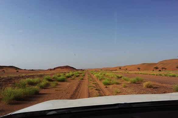 cesta skozi puščavo Wahiba