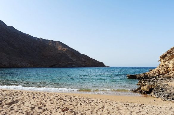 peščena plaža Ash Sheik, Oman