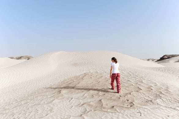 bela puscava oman 15 sprehod po sipini Al Khaluf