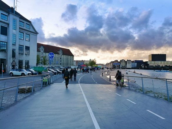 kolesarska steza v Kopenhagnu