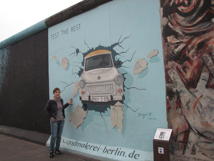 Grafiti na ostanku berlinskega zidu
