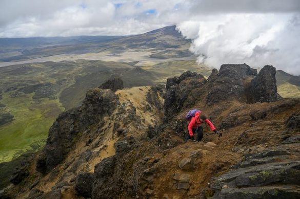 ženska pleza na vulkan Rumiñahui