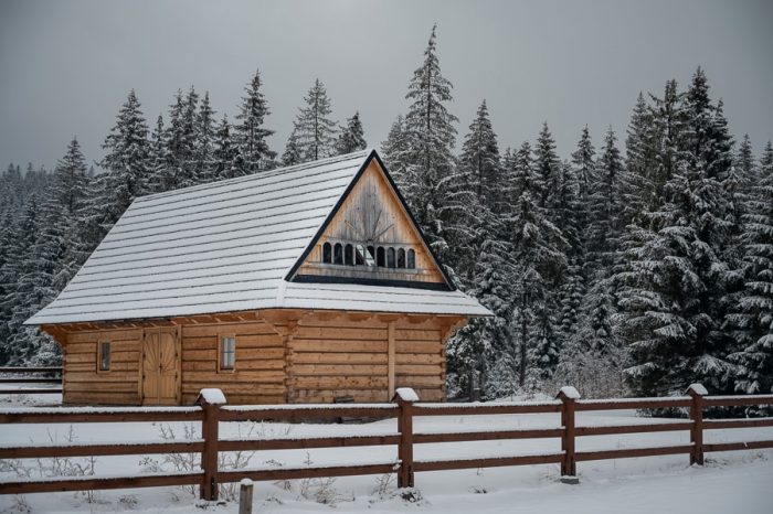 lesena hiša v poljskih Tatrah