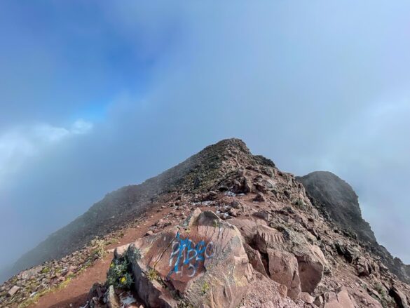 greben, vzpon na vulkan Malinche