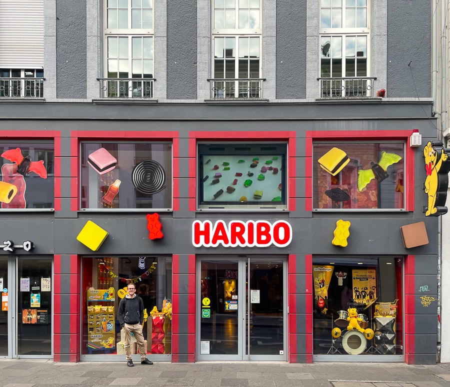 Haribo trgovina v centru Bonna