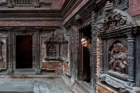 Notranje dvorišče Patan Royal palace
