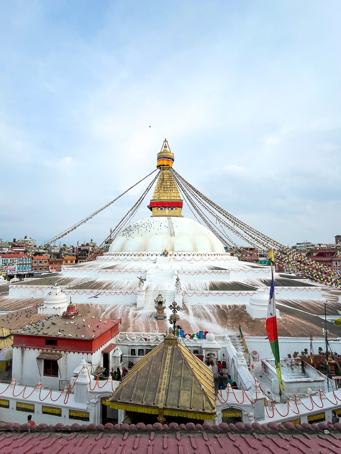 Boudhanath Stupa v Katmanduju