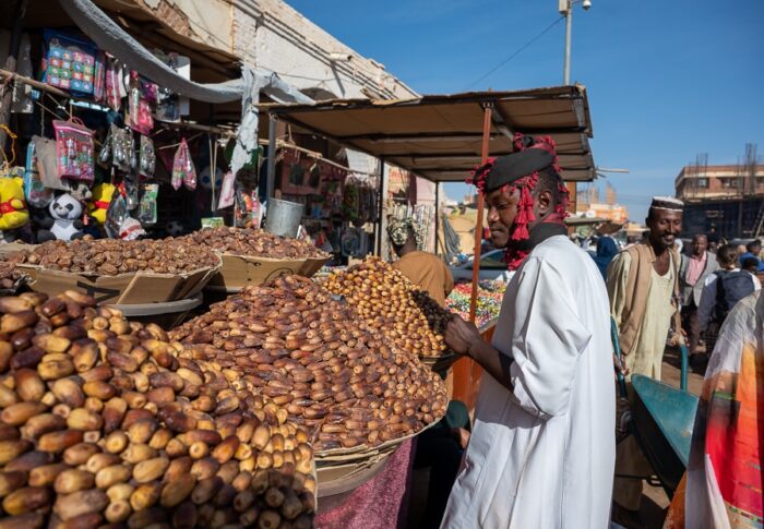 Datlji na tržnici v Omdurmanu
