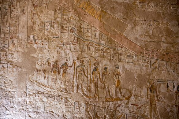 Stenske poslikave v grobnici KV8 (Merephath)