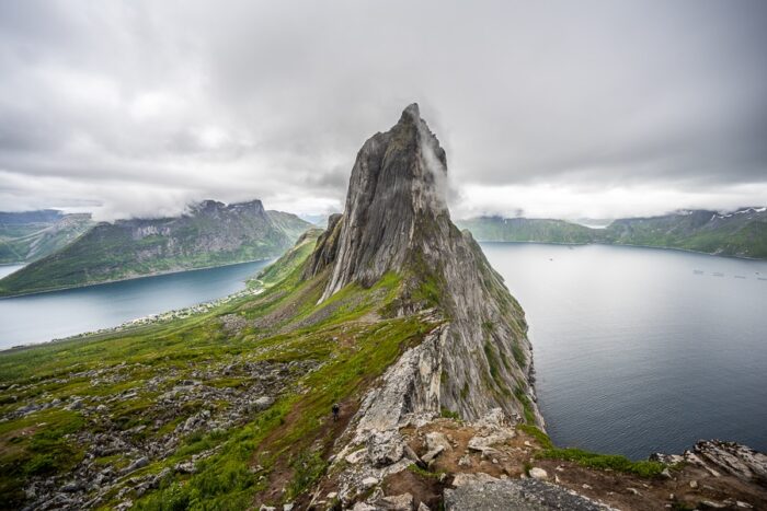 Gora Segla na otoku Senja, severna Norveška