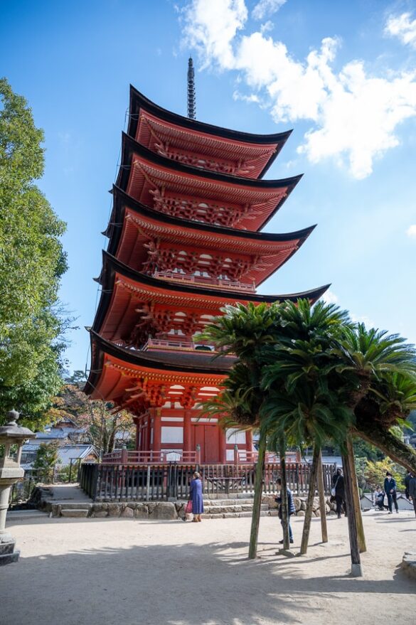 Pagoda na otoku Miyajima