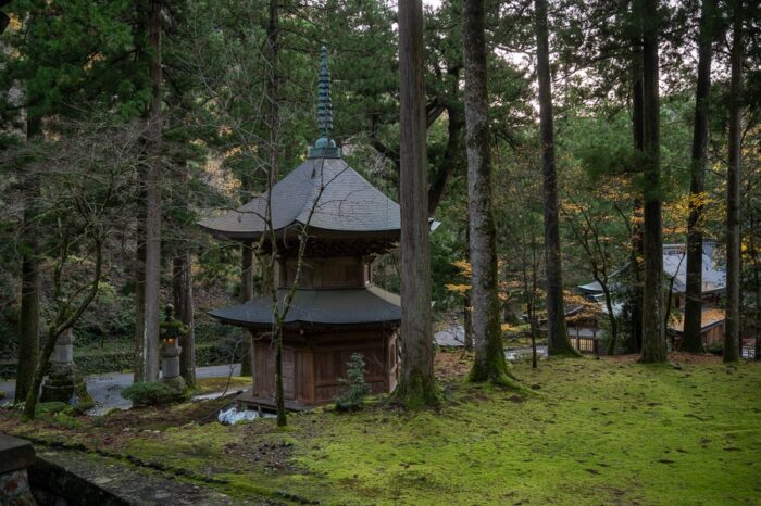 Tempelj Eiheiji, budistični tempelj sredi gozda