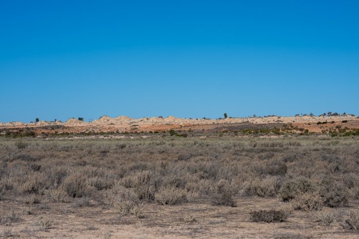 ravna puščavska pokrajina