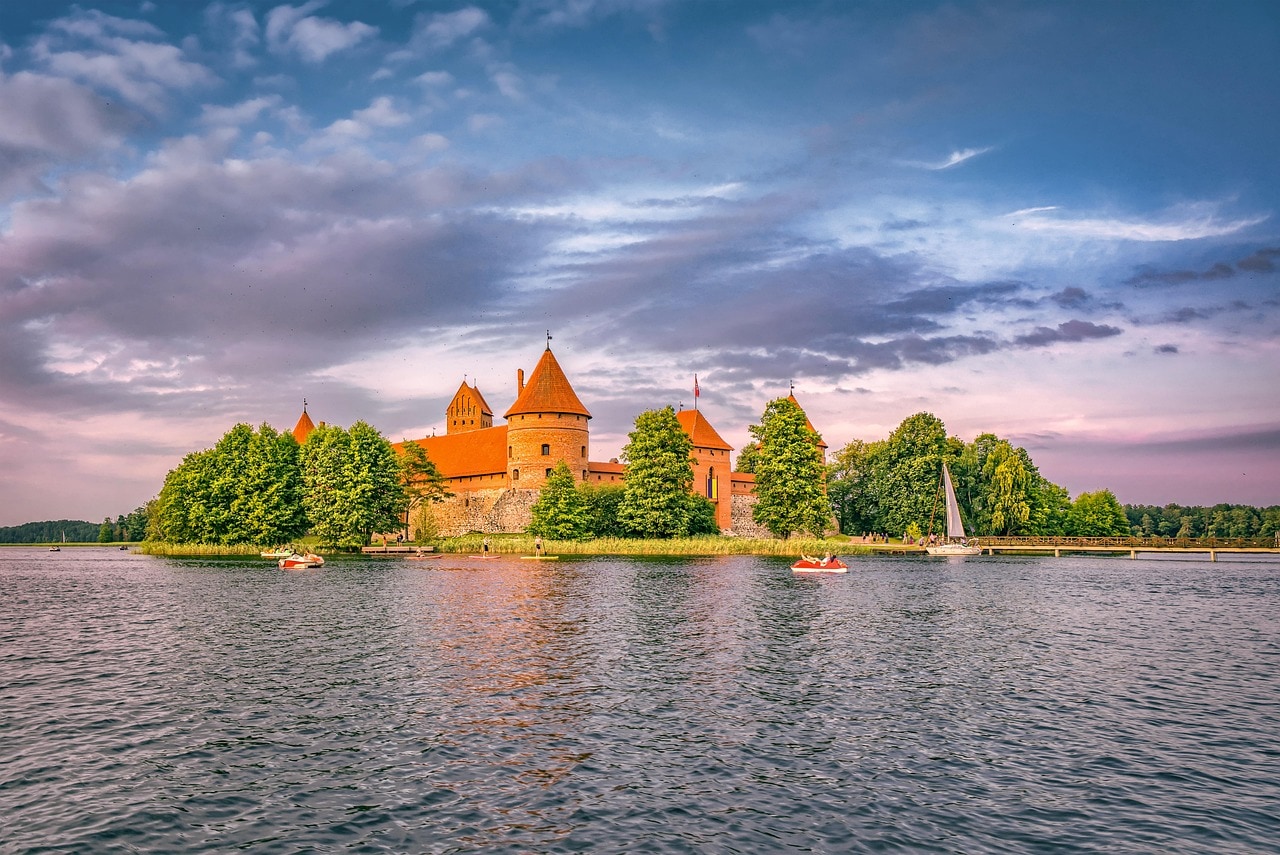 grad trakai, Litva