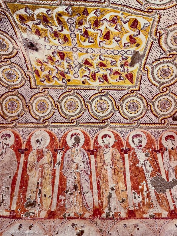 turcija k copyright © Lahkih nog naokrog ®-13 starokrščanska freska v Kapadokiji
