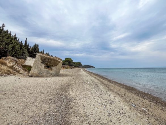 turcija overland anzac galipoli copyright © Lahkih nog naokrog ®-80 Bunker na plaži