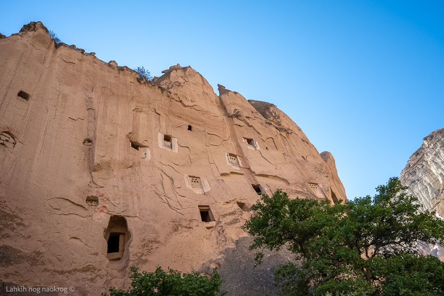 Zelve open air museum, naselje, vklesano v skale